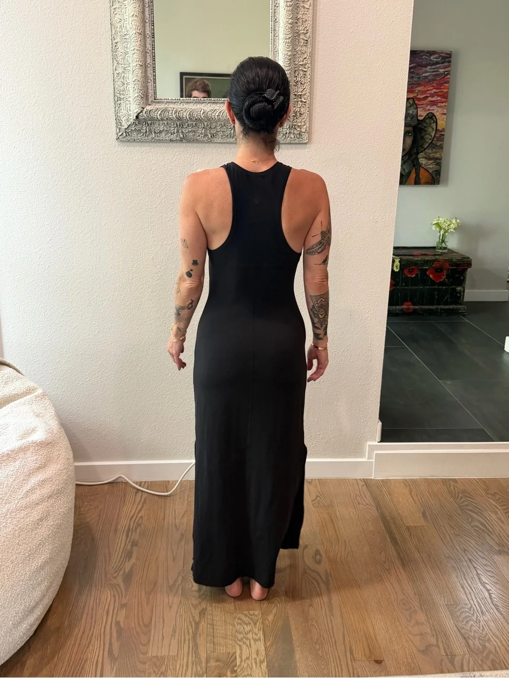 Lululemon Black Sleeveless Maxi Dress (2) - Picture 2 of 3